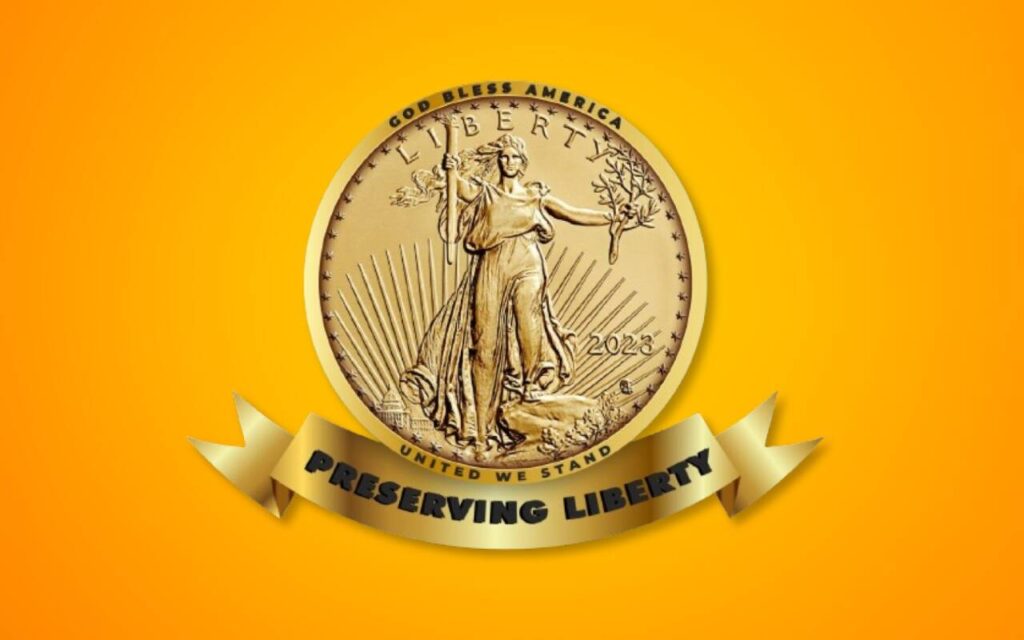 Trump 2024 Liberty Badge